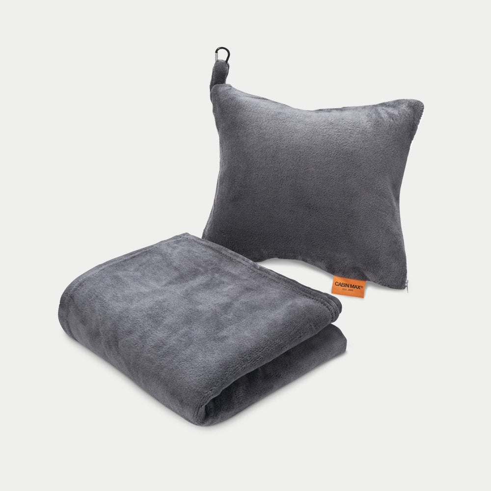 in Travel Blanket and Pillow Set Blanket inside Inflatable