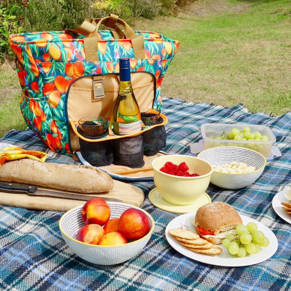 IceMax 'Leave Only Footprints' Recycled ♻️ Picnic Coolbag Tote - Cabin Max