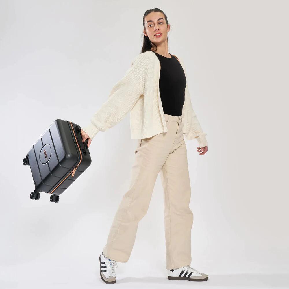 Anode 30L Underseat Case 45x36x20cm Black Rose gold Cabin Max