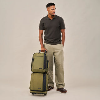 Manhattan Pro Luggage Set 24L (40x30x20) Backpack & 30L Trolley (45x36x20)