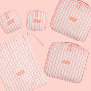 Classic Striped 5-Piece Packing Cube Set