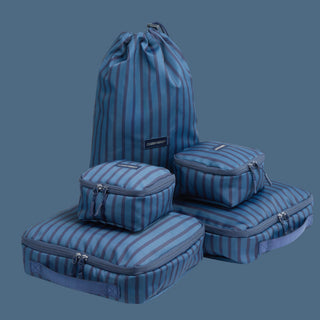 Classic Striped 5-Piece Packing Cube Set
