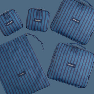 Classic Striped 5-Piece Packing Cube Set
