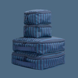 Classic Striped 5-Piece Packing Cube Set