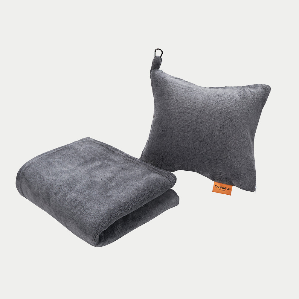 in Travel Blanket and Pillow Set Blanket inside Inflatable