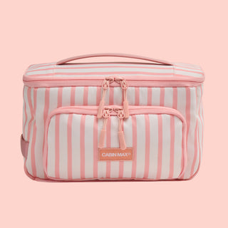 Classic Striped Toiletries Bag