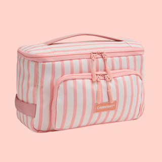 Classic Striped Toiletries Bag