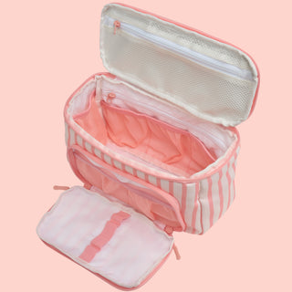 Classic Striped Toiletries Bag