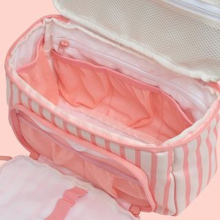 Classic Striped Toiletries Bag