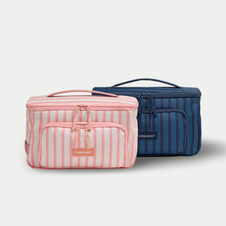 Classic Striped Toiletries Bag