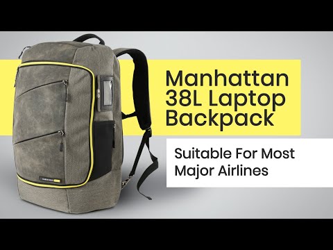 Manhattan 38L Backpack - 55x35x20cm – Cabin Max
